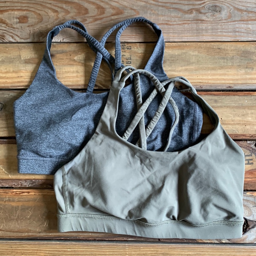 Lululemon Energy Sport Bras Bundle of two size 8